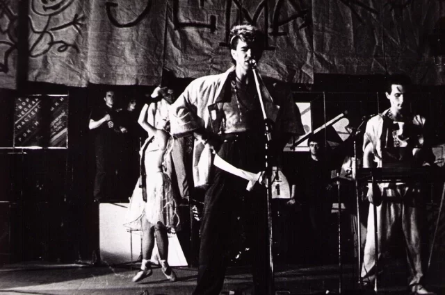 Группа «Наутилус Помпилиус» на I фестивале Свердловского рок-клуба, 1986.