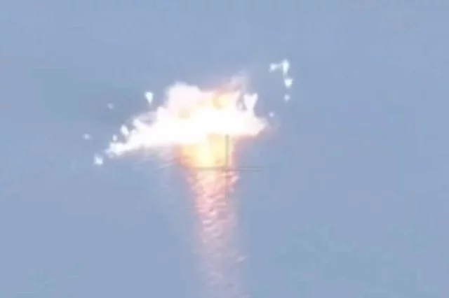 Уничтожение лодки с вражескими диверсантами на Днепре. 