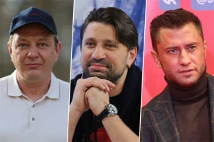 Марат Бащаров, Виктор Логинов, Павел Прилучный.  