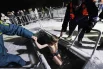 Крещенские купания на озере Кенон в Чите при температуре минус 30 градусов Цельсия.