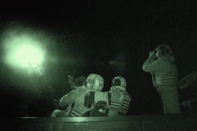 Работа зенитчиков группировки войск «Днепр» на херсонском направлении.