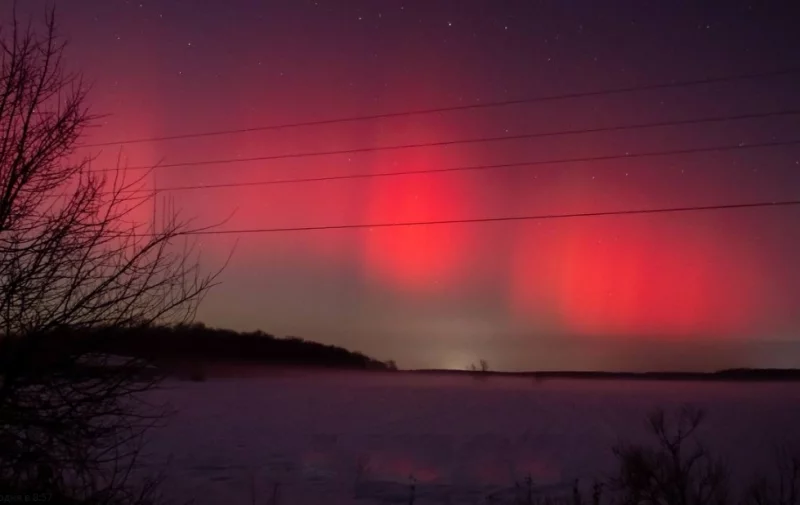 Жители Горячего Ключа любовались уникальным для этих широт природным явлением. 