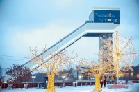 В конце декабря 2025 года после полной реконструкции открылся Большой лыжный трамплин К-75