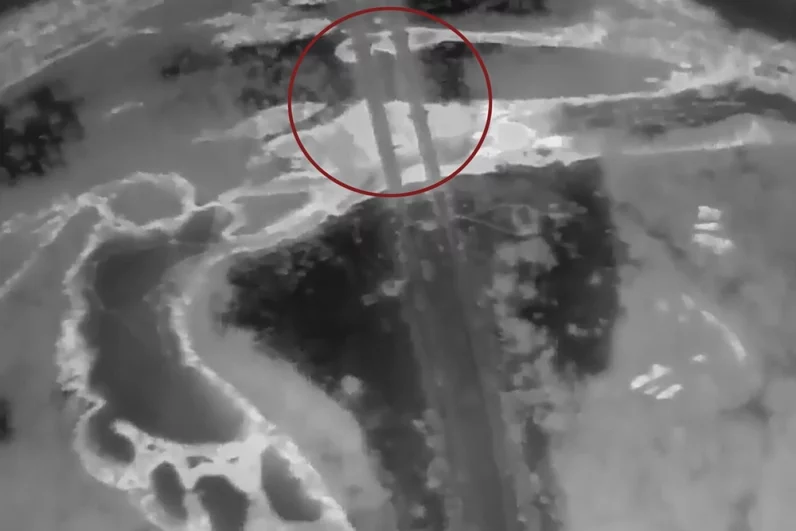 Удар был нанесен при помощи БПЛА типа «Герань».