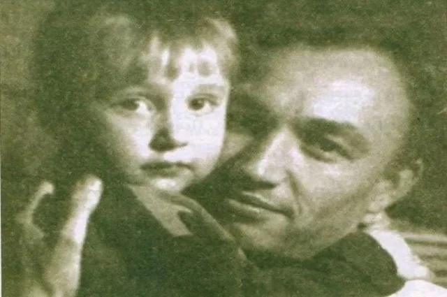 Назиб Жиганов с дочерью Светланой, 1939 г.