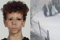 Камеры на улице в посёлке зафиксировали, как школьник вечером уходил с кем-то