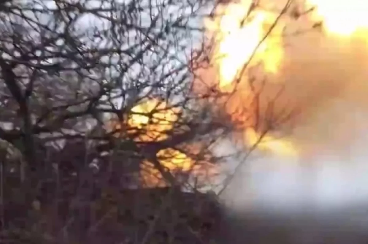 Артиллерия разнесла замаскированный узел обороны ВСУ в Запорожской области