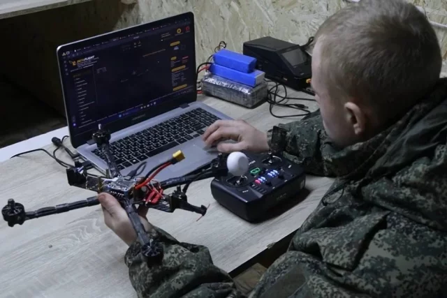 Работа беспилотников группировки «Восток» на Запорожском направлении.