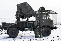 Боевая подготовка экипажей ИСДМ (инженерная система дистанционного минирования) «Земледелие» 45-й отдельной гвардейской инженерной бригады группировки войск «Запад».