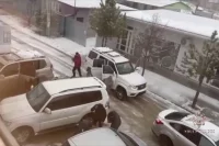 Момент задержания фигуранта.