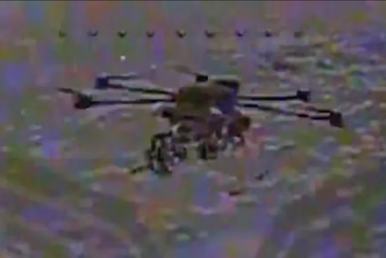 Уничтожение гексакоптера «Баба-яга» на сумском направлении.