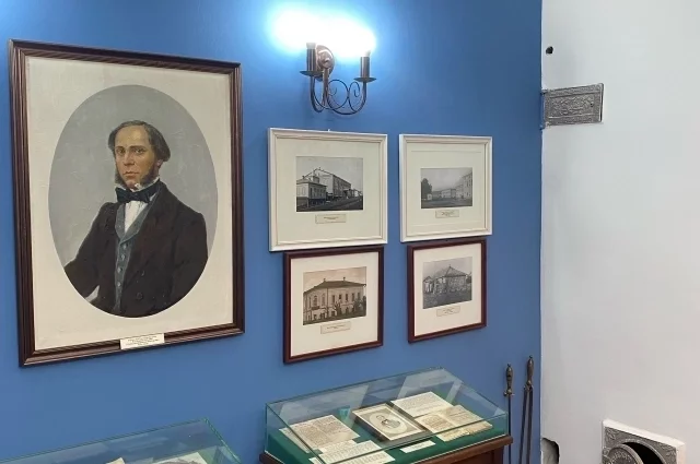 В доме-музее М.Е Салтыкова-Щедрина