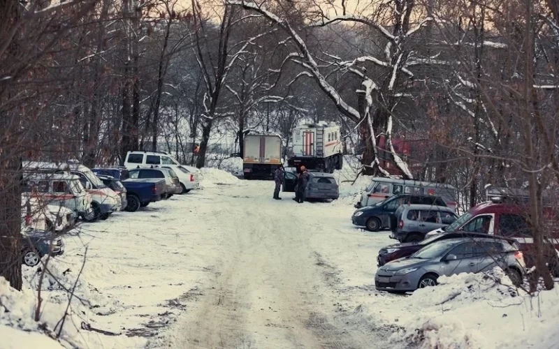 Техника сосредоточена близ реки Десна в городской черте Брянска.