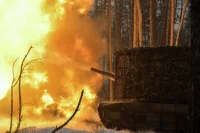 Боевая работа экипажа танка Т-90М «Прорыв» 25-й общевойсковой армии группировки войск «Запад» в зоне проведения СВО.