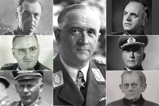 Фридрих Паулюс, Эрнст Буш, Эвальд фон Клейст, Максимилиан фон Вейхс, Вольфрам фон Рихтгофен, Вальтер Модель, Фердинанд Шернер, Роберт фон Грейм.