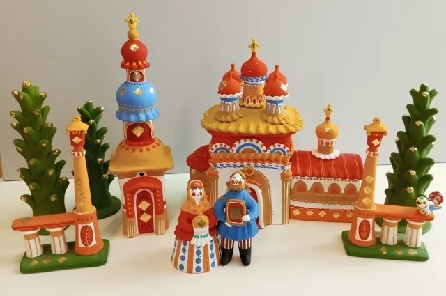 Дымковская игрушка