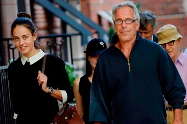 Лана Пожидаева и Джеффри Эпштейн. 