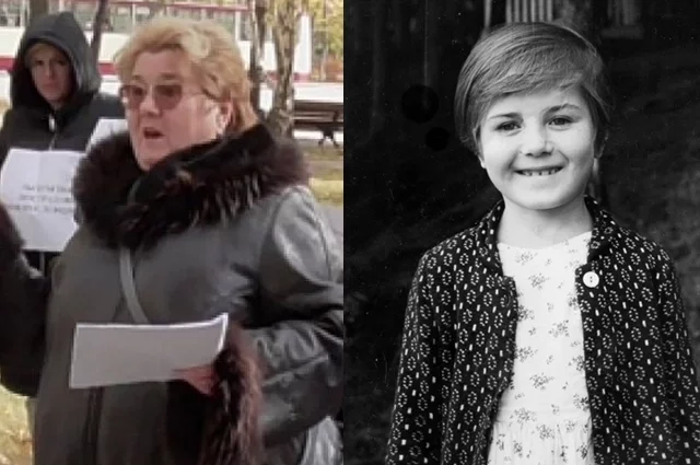 На старом снимке запечатлена маленькая Вера в 1956 году.