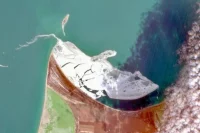 Вид на «айсберг» из космоса. 