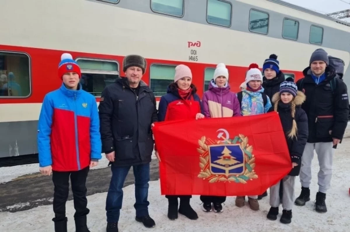 Брянские лыжники отправились на зимние игры князя Александра Невского