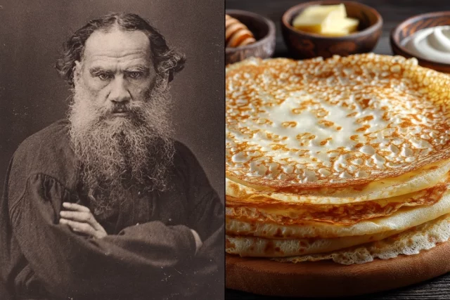 Лев Николаевич Толстой был прогрессистом — в его время блины таким быстрым методом иногда тоже делали.