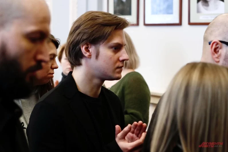 Актер Павел Табаков на церемонии прощания.