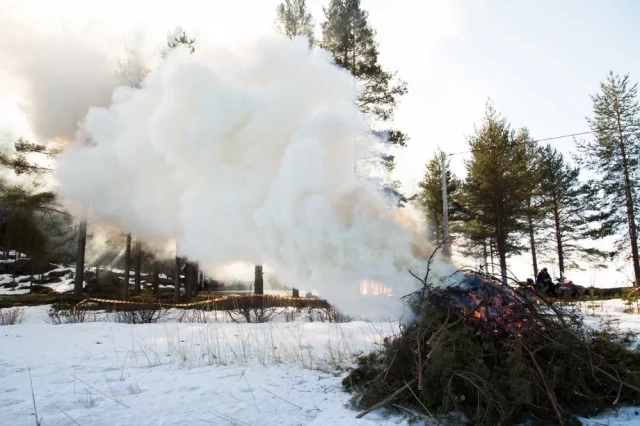 Дачники, решившие развести костер на Масленицу, могут заплатить штраф.