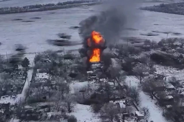 Бои за освобождение поселка Зализничное. 