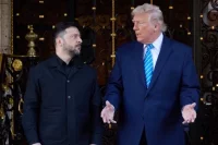 Владимир Зеленский и Дональд Трамп.