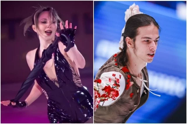 Елизавета Туктамышева и Пётр Гуменник