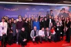 Съемочная группа на премьере фильма «Красавица» в кинотеатре «Октябрь» в Москве.