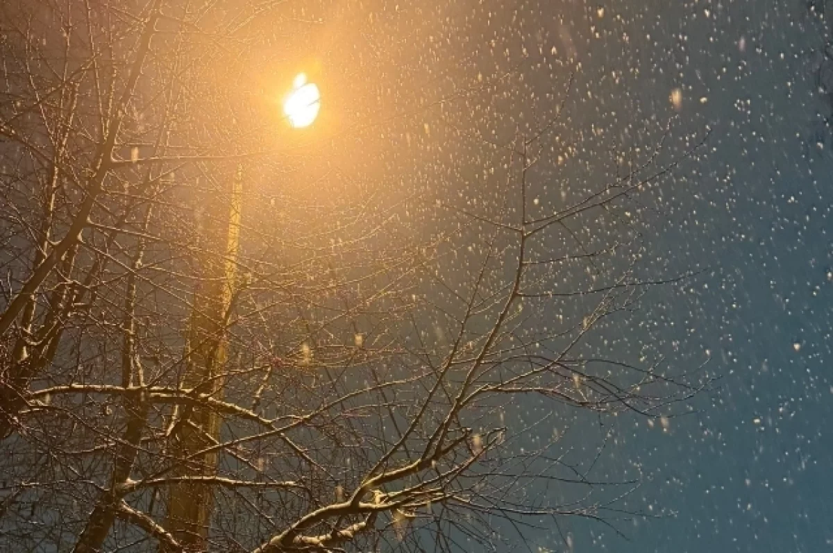 На дорогах в Югре из-за снегопада ввели ограничение скорости