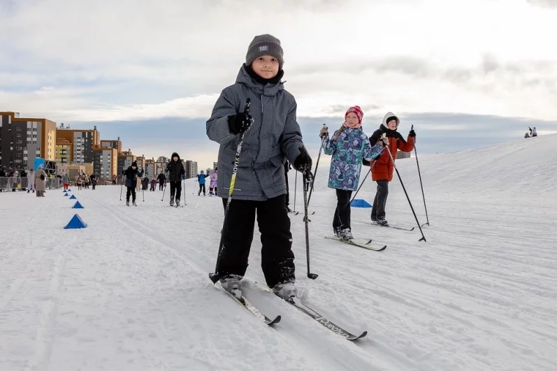 По хорошей лыжне идти одно удовольствие!