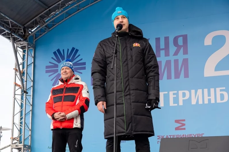 Участников акции приветствовал губернатор Свердловской области Денис Паслер