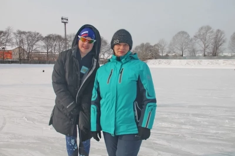 Мама пришла поболеть за сына-спортсмена