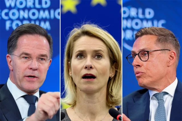 Марк Рютте, Кая Каллас, Александр Стубб