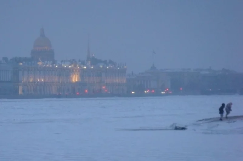 Жутковатая романтика зимнего Петербурга.