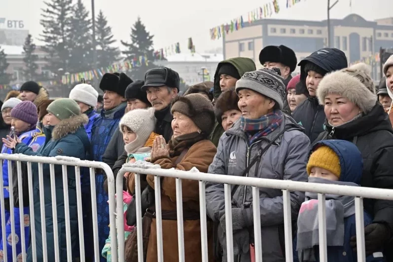 На праздник собрались тысячи тувинцев — в республике в день празднования Шагаа делают выходным. 