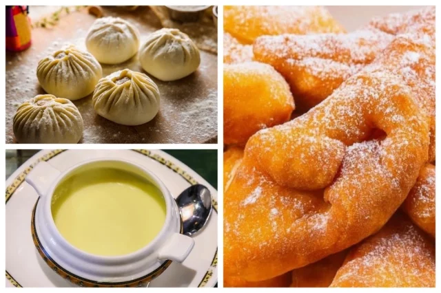 Буузы, саламат, боовы.