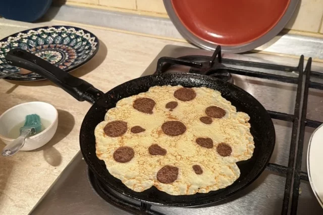 Главный тренд этой Масленичной недели — «леопардовые» блины.