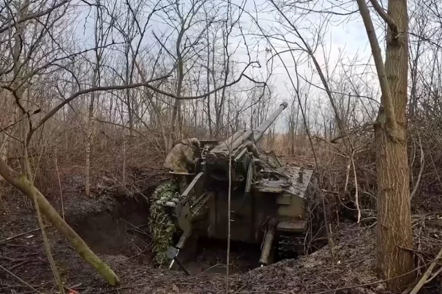 За несколько минут работы нашей самоходки ВСУ лишились целого подразделения.
