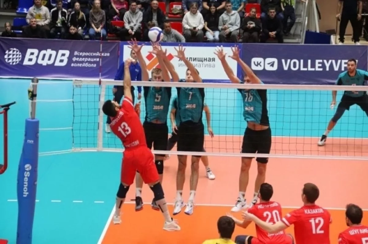 Волейболисты барнаульского «Университета» проиграли «Дагестану»