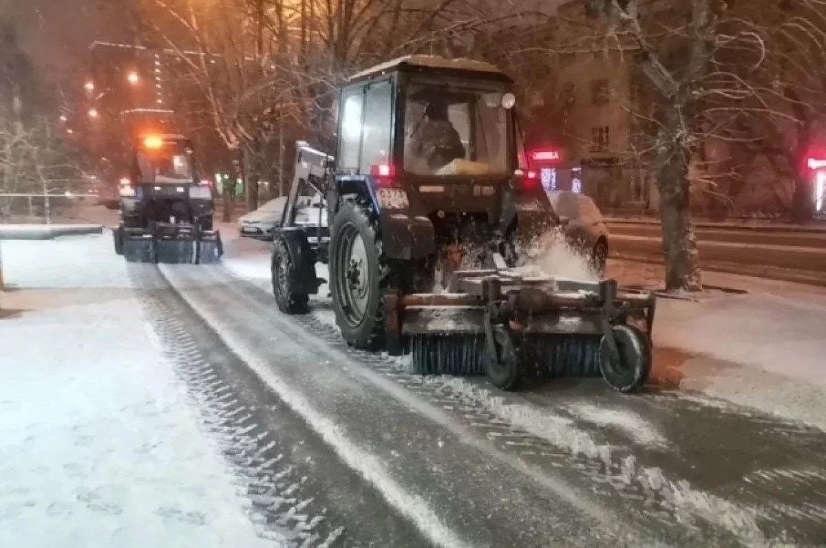 В Калининградской области ночью ожидается сильный снегопад и гололедица