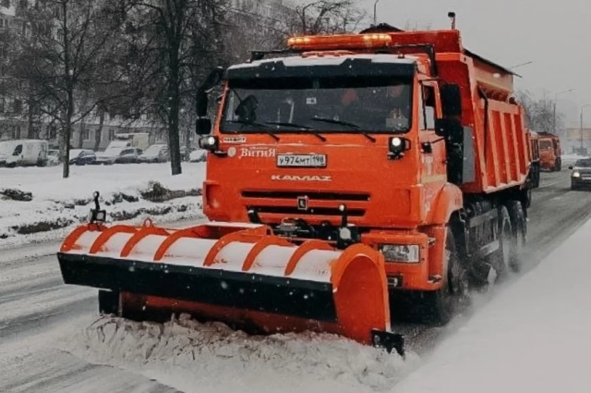 Коммунальщики рассказали, как очищают улицы Петербурга от снега