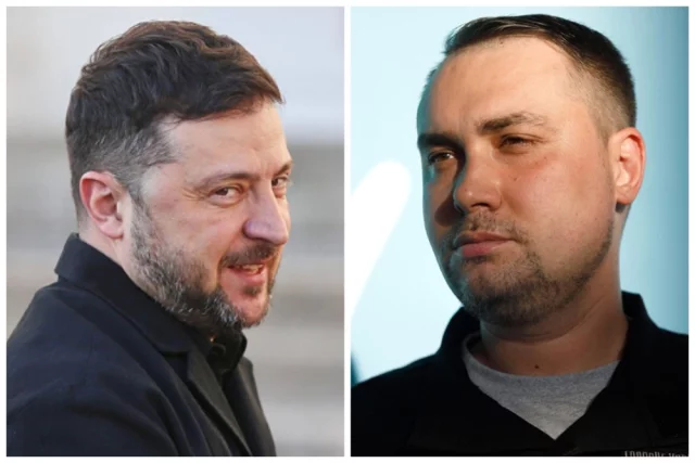 Буданов (справа) хочет заключить поскорее мир, пока не закрылось окно возможностей, в то время как Зеленский планирует воевать до последнего украинца.