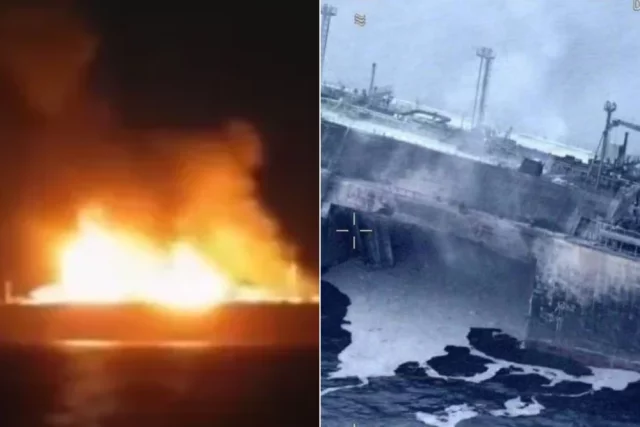 Судно следовало из порта Мурманск с грузом, оформленным по всем международным правилам.