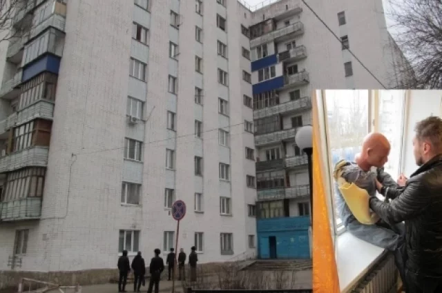 Сын показал, как убивал мать в рамках следственного эксперимента.