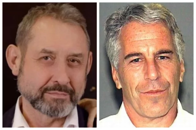 Сергей Усольцев и Джеффри Эпштейн.