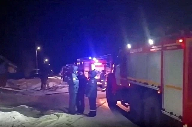 Возгорание дома, где собралась компания из семи мужчин, было мгновенным