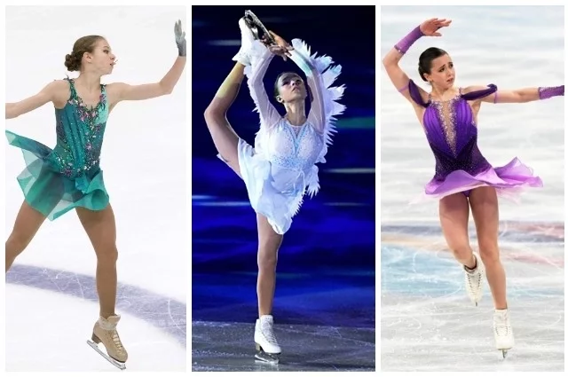 Александра Трусова, Анна Щербакова, Камила Валиева.